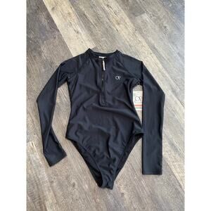 OP black long sleeve bathing suit Size Large